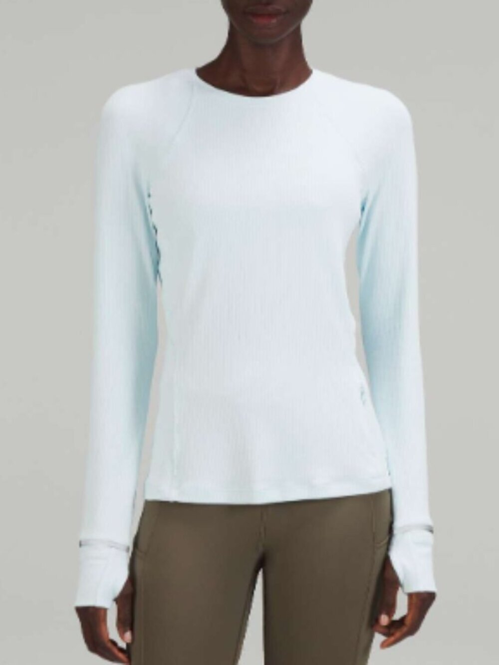 Lululemon It’s‎ Rulu Run Ribbed Long Sleeve, Powder Blue